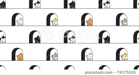 cat seamless pattern kitten calico vector pet window door house scarf isolated repeat background cartoon animal tile wallpaper illustration doodle design cat seamless pattern kitten calico vector pet window door house scarf isolated repeat background cartoon animal tile wallpaper illustration doodle design 74575026