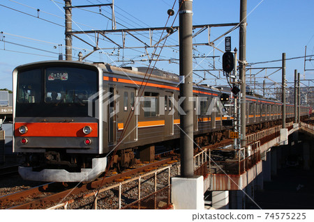 武藏野線205系列出發前往印度尼西亞（蘇加線：42列：最後一班航班） 74575225