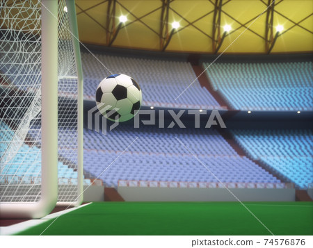 Soccer Ball And Sports Stadium Soccer Ball And Sports Stadium 74576876
