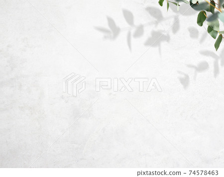 Shadows of branches falling on a concrete wall ――Image background ――There are multiple variations Shadows of branches falling on a concrete wall ――Image background ――There are multiple variations 74578463