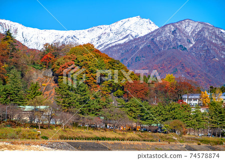 從谷川町谷野明月古香紀念公園，秋天風景，水上町 74578874