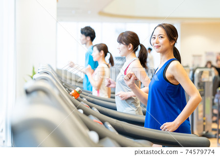 Women's fitness sports gym exercise 74579774