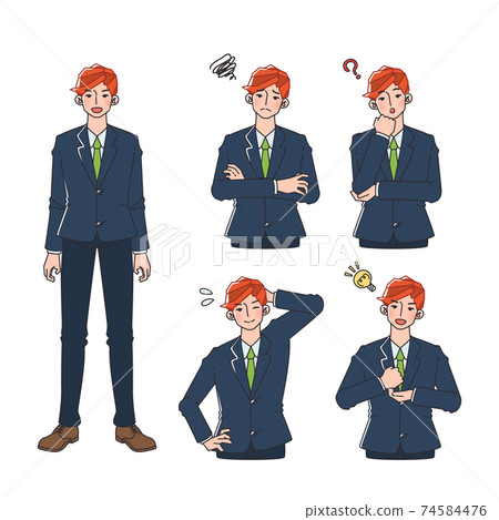 穿西裝的男人套裝1 74584476