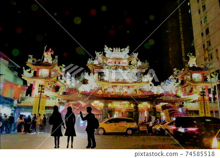 台灣旅遊圖片饒河街觀光夜市慈佑宮 74585518