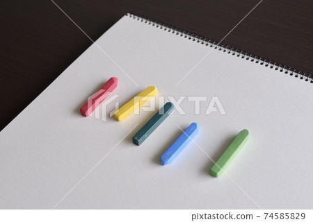 pastels and sketchbook 74585829