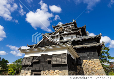 Matsue Castle, a national treasure of fine weather, Matsue City, Shimane Prefecture 74586265