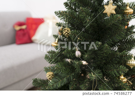 Christmas tree and gifts Christmas tree and gifts 74586277