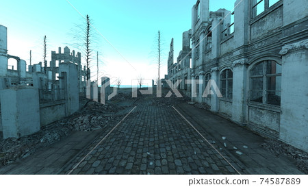 廢墟的小鎮 74587889