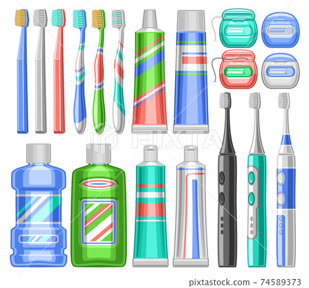Vector set for Dental Care - Stock Illustration [74589373] - PIXTA