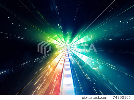 Digital rays - Stock Illustration [74590195] - PIXTA