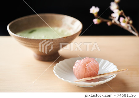 日本糖果和綠茶 74591150