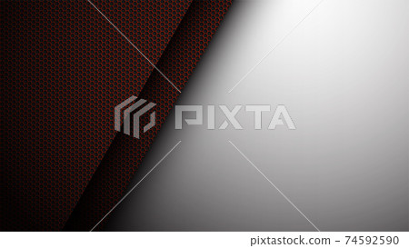 technological futuristic red polygonal metal mesh background. Template for advertising high-tech modern goods. Realistic vector technological futuristic red polygonal metal mesh background. Template for advertising high-tech modern goods. Realistic vector 74592590