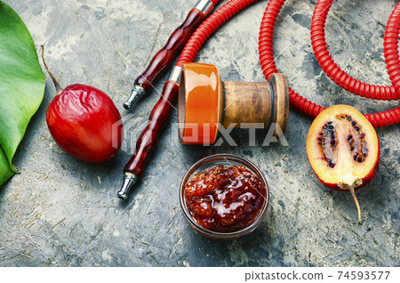 Hookah details with tamarillo flavor Hookah details with tamarillo flavor 74593577