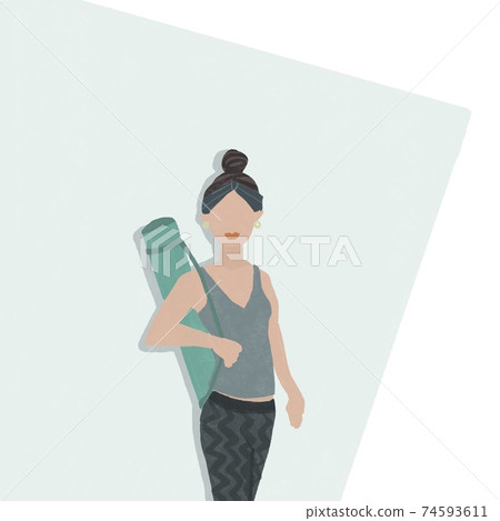 Yoga, instructor, yoga, yoga mat, woman doing yoga, no text Yoga, instructor, yoga, yoga mat, woman doing yoga, no text 74593611