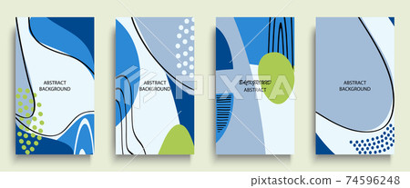 Social media stories and post creative art concept for web design. Advertising brochure, geometric doodle minimal pattern background. Message promotion template vector illustration set. Trendy pastel Social media stories and post creative art concept for web design. Advertising brochure, geometric doodle minimal pattern background. Message promotion template vector illustration set. Trendy pastel 74596248