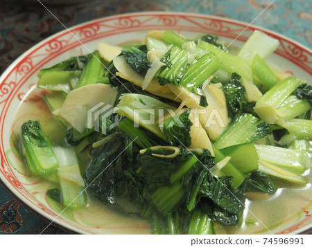 Stir-fried bamboo shoots and bamboo shoots 74596991