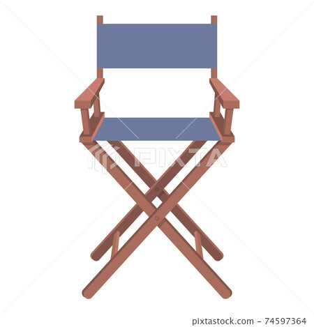 Movie director chair vector design illustration isolated on white background 74597364