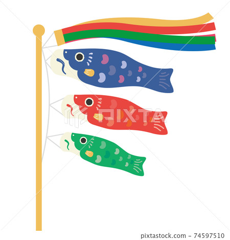 三色鯉魚旗 74597510