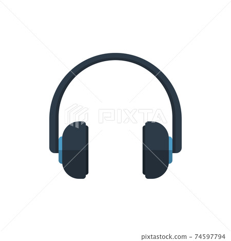 Headphones vector design illustration isolated on white background Headphones vector design illustration isolated on white background 74597794