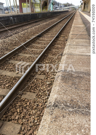 區域JR站_住宅和鐵路 區域JR站_住宅和鐵路 74598009