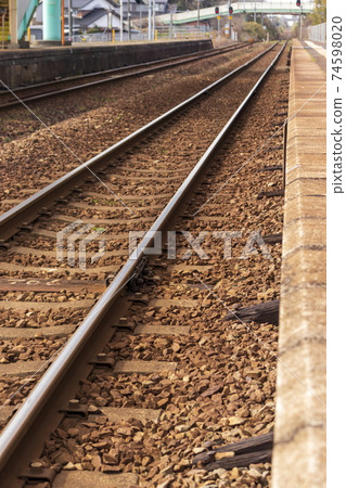 區域JR站_住宅和鐵路 區域JR站_住宅和鐵路 74598020