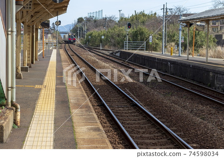 區域JR站_住宅和鐵路 區域JR站_住宅和鐵路 74598034