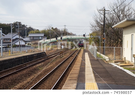 區域JR站_住宅和鐵路 區域JR站_住宅和鐵路 74598037