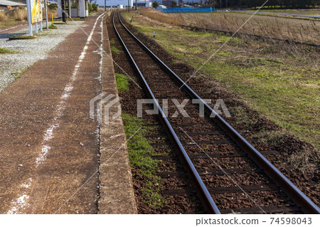 區域JR站_住宅和鐵路 區域JR站_住宅和鐵路 74598043