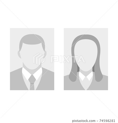 Id photo vector design illustration isolated on white background Id photo vector design illustration isolated on white background 74598281
