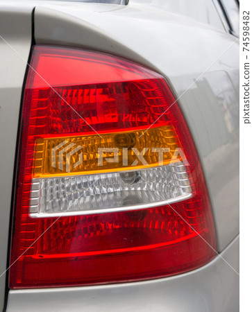 Taillight car closeup 74598482