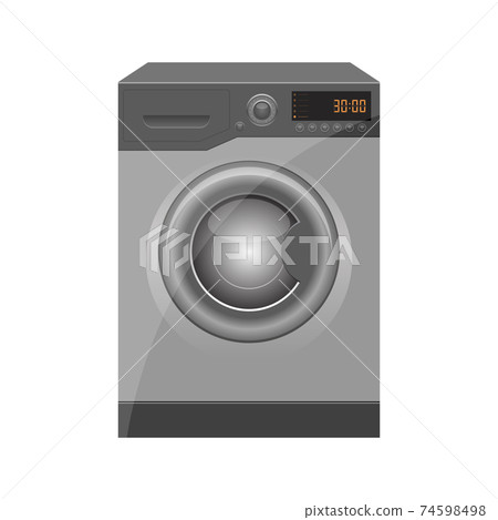 Washing machine vector design illustration isolated on white background Washing machine vector design illustration isolated on white background 74598498