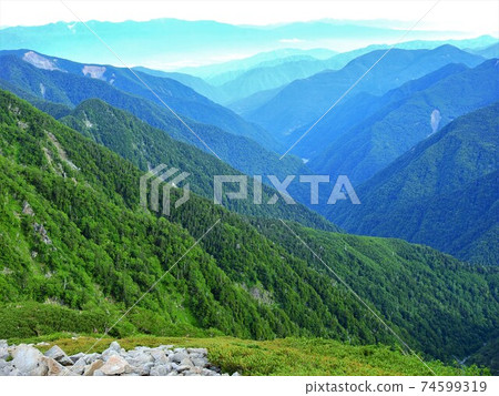To the Southern Alps, Mt. Akaishi To the Southern Alps, Mt. Akaishi 74599319
