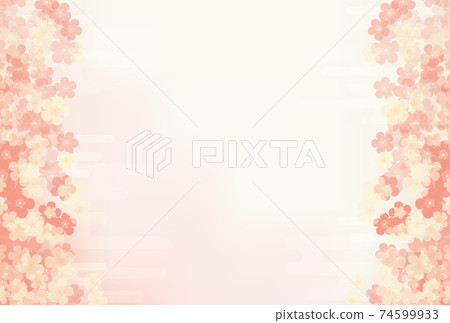 淺色李子的日式背景 淺色李子的日式背景 74599933