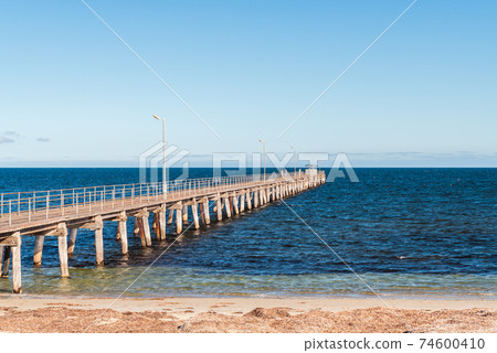 Marion Bay jetty at sunset Marion Bay jetty at sunset 74600410