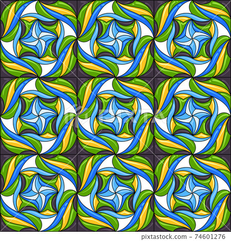 Ceramic tile pattern. Gorgeous seamless pattern. Can be used for wallpaper pattern fills web page background or surface textures Ceramic tile pattern. Gorgeous seamless pattern. Can be used for wallpaper pattern fills web page background or surface textures 74601276