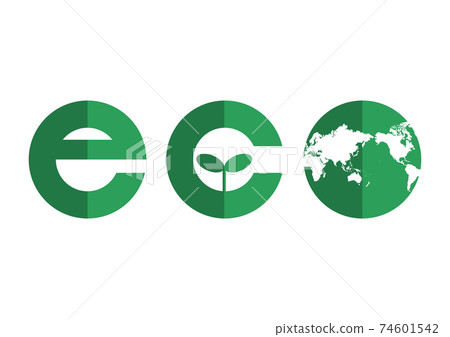 Ecology Illustration Logo World Map (Centered in Japan) Ecology Illustration Logo World Map (Centered in Japan) 74601542