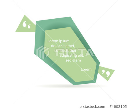 Quote frame or mention quotations remarks template. Info tag, quote textbox blog or discussion citation memo word label. Isolated vector banner Quote frame or mention quotations remarks template. Info tag, quote textbox blog or discussion citation memo word label. Isolated vector banner 74602105