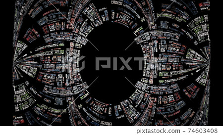 Oval frame on black background Oval frame on black background 74603408