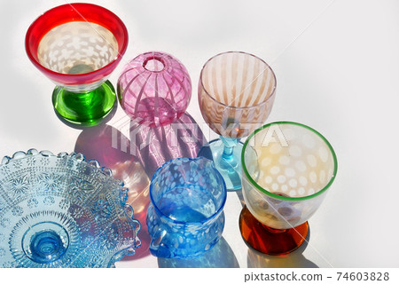 Ice cup Taisho era image of light 74603828