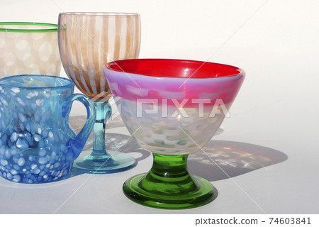 Ice cup Taisho era image of light Ice cup Taisho era image of light 74603841