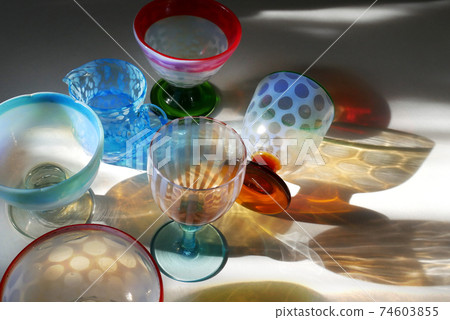 冰杯大正時代形象的光 74603855