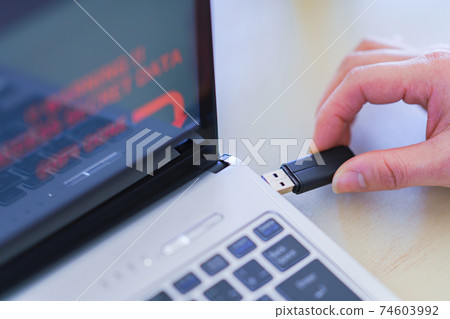 USB memory information leakage risk [security image] 74603992