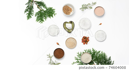 Ingredients for the production of natural cosmetics. 74604008