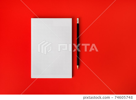 Copybook page, pencil Copybook page, pencil 74605748