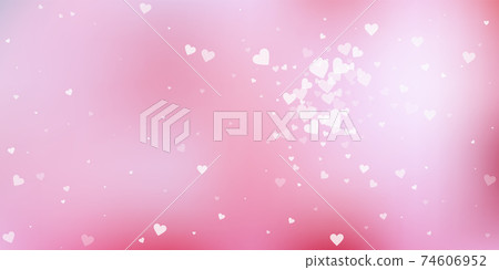White heart love confettis. Valentine's day explos White heart love confettis. Valentine's day explos 74606952