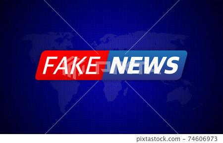 Breaking live stream fake news in abstract... - Stock Illustration ...