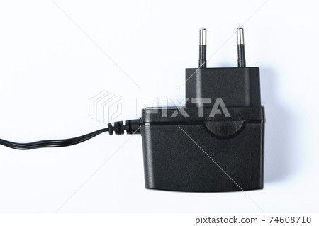 Black power ac to dc adaptor. Black power ac to dc adaptor. 74608710