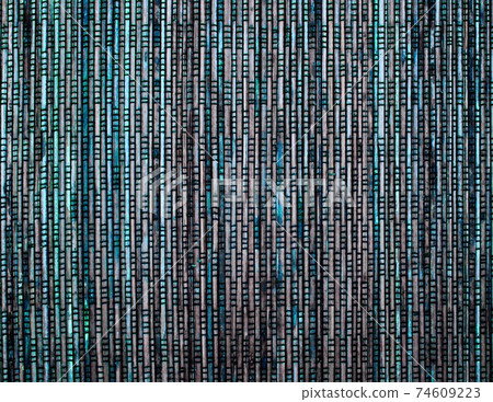 Wicker Straw Mat Background 74609223