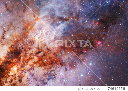 Space background with star field. Elements of this image furnished by NASA Space background with star field. Elements of this image furnished by NASA 74610356