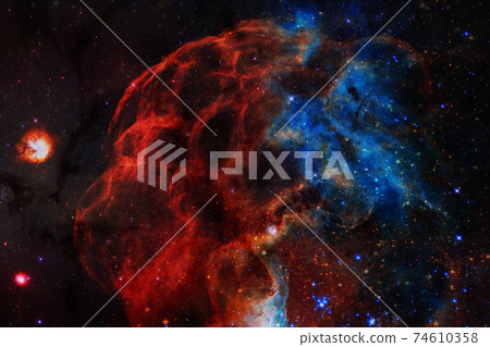 Nebula in outer space. Elements of this image furnished by NASA 74610358